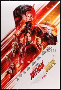 8w048 ANT-MAN & THE WASP int'l French language advance DS 1sh 2018 Marvel, Rudd/Lilly in title roles!