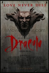 8w139 BRAM STOKER'S DRACULA advance DS 1sh 1992 Francis Ford Coppola, Oldman & Ryder, unrated!