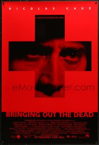 8w148 BRINGING OUT THE DEAD int'l advance 1sh 1999 paramedic Nicolas Cage, Arquette, Martin Scorsese!
