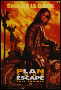 8w268 ESCAPE FROM L.A. teaser 1sh 1996 John Carpenter, Kurt Russell returns as Snake Plissken!
