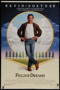 8w288 FIELD OF DREAMS 1sh 1989 Kevin Costner baseball classic, if you build it, they will come!