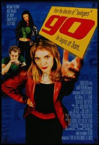 8w333 GO DS 1sh 1999 Katie Holmes, Sarah Polley, drugs, directed by Doug Liman!