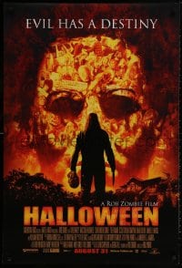 8w374 HALLOWEEN advance DS 1sh 2007 directed by Rob Zombie, evil has a destiny, cool image!