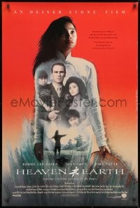 8w386 HEAVEN & EARTH int'l DS 1sh 1993 Tommy Lee Jones, Joan Chen, directed by Oliver Stone!