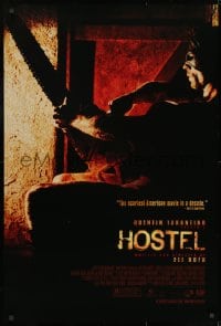 8w403 HOSTEL advance 1sh 2005 Jay Hernandez, creepy image from Eli Roth gore-fest!