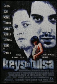 8w481 KEYS TO TULSA DS 1sh 1997 Eric Stoltz, Diaz, Mary Tyler Moore, murder, blackmail, deceit!