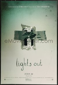 8w523 LIGHTS OUT teaser DS 1sh 2016 creepy image of duct tape over light switch!