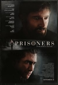 8w692 PRISONERS advance DS 1sh 2013 image of Hugh Jackman & Jake Gyllenhaal!