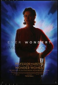 8w696 PROFESSOR MARSTON & THE WONDER WOMEN advance DS 1sh 2017 Wonder Woman, Rebecca Hall!
