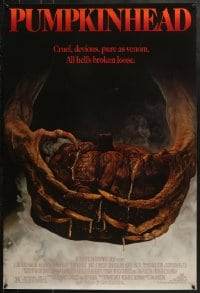 8w700 PUMPKINHEAD 1sh 1988 directed by Stan Winston, Lance Henriksen, creepy horror image!