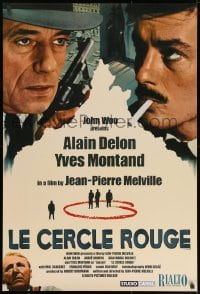 8w729 RED CIRCLE 1sh R2003 Jean-Pierre Melville's Le Cercle Rouge, Alain Delon, cool images!