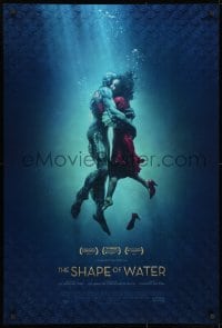 8w780 SHAPE OF WATER style B int'l DS 1sh 2017 Guillermo del Toro, Doug Jones as the Amphibian Man!