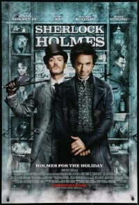 8w784 SHERLOCK HOLMES advance DS 1sh 2009 Guy Ritchie directed, Robert Downey Jr., Jude Law!
