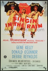 8w802 SINGIN' IN THE RAIN DS 1sh R2000 Gene Kelly, Donald O'Connor, Debbie Reynolds, classic!