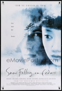 8w812 SNOW FALLING ON CEDARS DS 1sh 1999 Ethan Hawke, Cromwell, Youki Kudoh, interracial love!