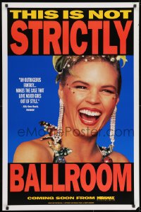 8w866 STRICTLY BALLROOM teaser 1sh 1992 cool close-up image of sexy Sonia Kruger as Tina Sparkle!