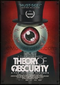 8w888 THEORY OF OBSCURITY 27x39 1sh 2015 absolutely wild artwork!