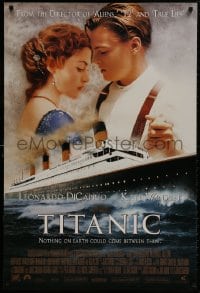 8w898 TITANIC style B int'l 1sh 1997 Leonardo DiCaprio, Kate Winslet, directed by James Cameron!