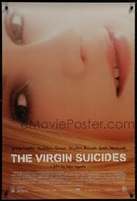 8w950 VIRGIN SUICIDES 1sh 1999 Sofia Coppola directed, cool image of pretty Kirstin Dunst!