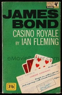 8x298 CASINO ROYALE 15th printing English paperback book 1953 1st James Bond book to be a movie!