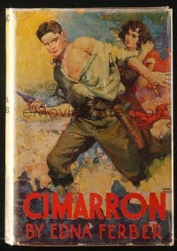 8x081 CIMARRON Grosset & Dunlap movie edition hardcover book 1931 Richard Dix, Madan cover art!