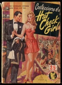 8x299 CONFESSIONS OF A HAT CHECK GIRL paperback book 1942 customers offered more than just tips!