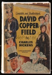 8x085 DAVID COPPERFIELD Grosset & Dunlap movie edition hardcover book 1935 W.C. Fields, Dickens!