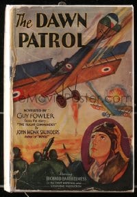 8x087 DAWN PATROL Grosset & Dunlap movie edition hardcover book 1930 Barthelmess, Howard Hawks!