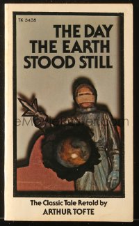8x302 DAY THE EARTH STOOD STILL paperback book 1976 the classic tale retold by Arthur Tofte!