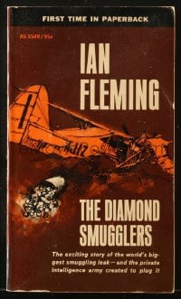 8x303 DIAMOND SMUGGLERS paperback book 1964 first paperback printing, written by Ian Fleming!