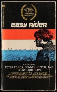8x304 EASY RIDER paperback book 1969 Dennis Hopper, the complete script with images from the movie!