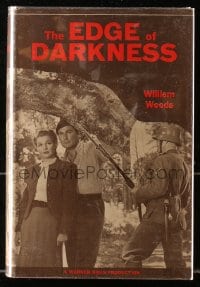 8x093 EDGE OF DARKNESS Grosset & Dunlap movie edition hardcover book 1942 Errol Flynn, Ann Sheridan