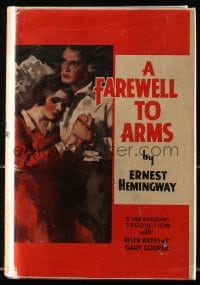 8x096 FAREWELL TO ARMS Grosset & Dunlap movie edition hardcover book 1932 Gary Cooper, Hemingway