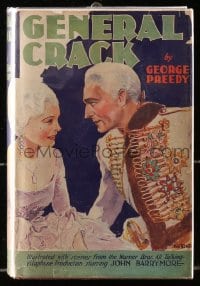 8x100 GENERAL CRACK Grosset & Dunlap movie edition hardcover book 1930 Skrenda art of Barrymore!
