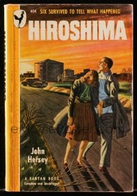 8x308 HIROSHIMA paperback book 1948 six survived to tell what happened, Geoffrey Biggs cover art!