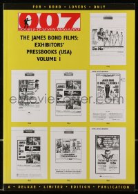 8x250 JAMES BOND FILMS: EXHIBITORS' PRESSBOOKS set of 2 limited edition English softcover books 2017