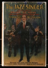 8x109 JAZZ SINGER Grosset & Dunlap movie edition hardcover book 1927 Al Jolson Warner Bros classic!