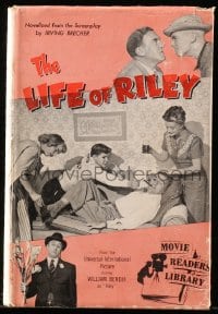 8x112 LIFE OF RILEY Waverly House hardcover book 1949 William Bendix in the title role