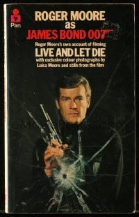 8x318 LIVE & LET DIE English paperback book 1973 James Bond novel by Ian Fleming!