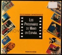 8x198 LOS PROGRAMAS DE MANO EN ESPANA Spanish hardcover book 1994 Spanish movie heralds in color!