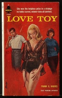 8x274 LOVE TOY paperback book 1964 Paul Rader art, she was the helpless prize in a strange contest!