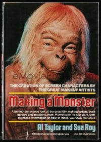 8x200 MAKING A MONSTER hardcover book 1980 creation of screen characters by great makeup artists!