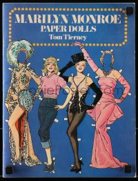 8x253 MARILYN MONROE softcover book 1979 cool paper dolls with artwork by Tom Tierney!