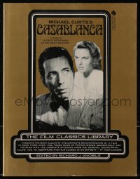 8x254 MICHAEL CURTIZ'S CASABLANCA softcover book 1974 recreating the movie in images & words!