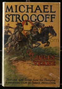 8x115 MICHAEL STROGOFF Grosset & Dunlap movie edition hardcover book 1926 Jules Verne silent version!