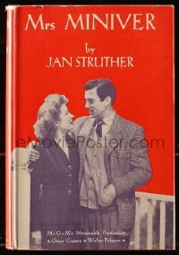 8x117 MRS. MINIVER Grosset & Dunlap movie edition hardcover book 1940 Greer Garson & Walter Pidgeon!