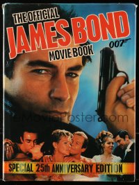 8x211 OFFICIAL JAMES BOND 007 MOVIE BOOK hardcover book 1987 special 25th anniversary edition!