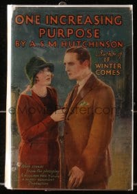 8x123 ONE INCREASING PURPOSE Grosset & Dunlap movie edition hardcover book 1927 Edmund Lowe, Lila Lee