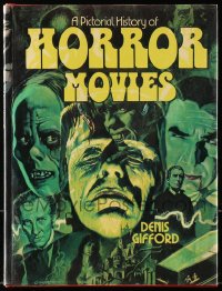 8x212 PICTORIAL HISTORY OF HORROR MOVIES English hardcover book 1974 Chantrell monster cover art!