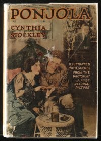 8x128 PONJOLA Grosset & Dunlap movie edition hardcover book 1923 Anna Q. Nilsson, Donald Crisp